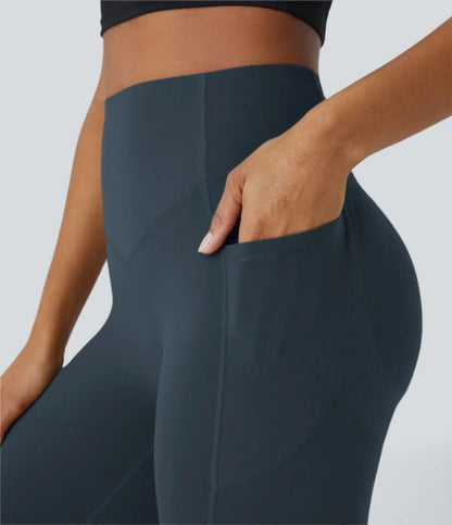 UltraSculpt™ Butt-Lifting Tummy-Control Leggings — High-Waisted Scrunch with Pockets