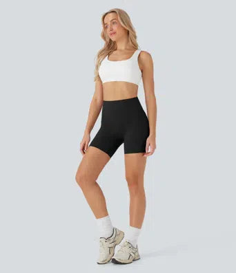 UltraSculpt™ High Waisted Butt Lifting Tummy Control Pocket Shaping Training Biker Shorts 5''