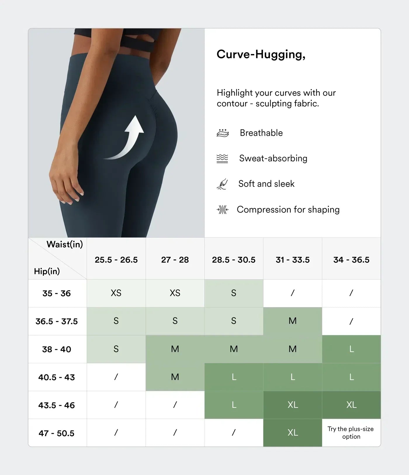 UltraSculpt™ Butt-Lifting Tummy-Control Leggings — High-Waisted Scrunch with Pockets