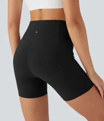 UltraSculpt™ High Waisted Butt Lifting Tummy Control Pocket Shaping Training Biker Shorts 5''