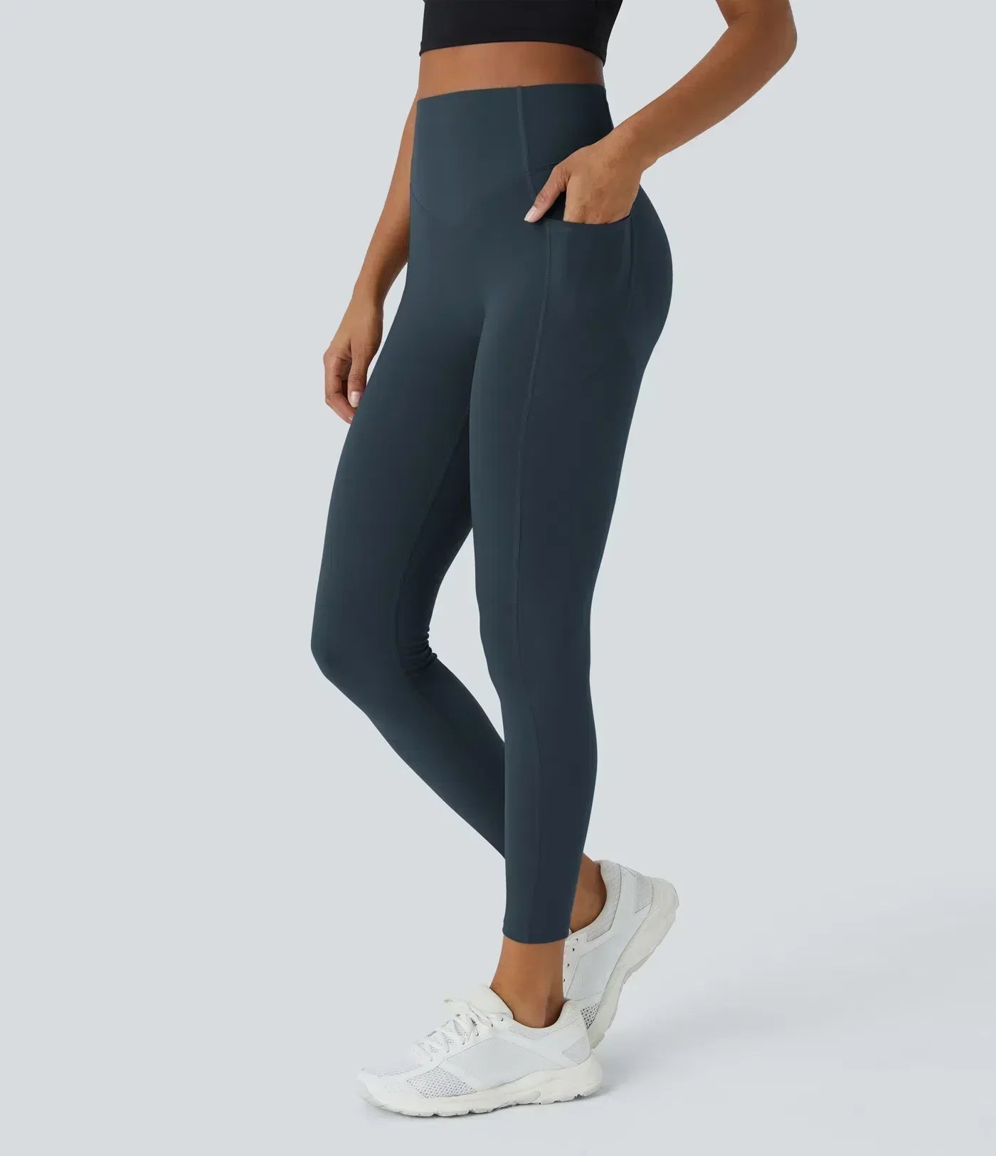 UltraSculpt™ Butt-Lifting Tummy-Control Leggings — High-Waisted Scrunch with Pockets