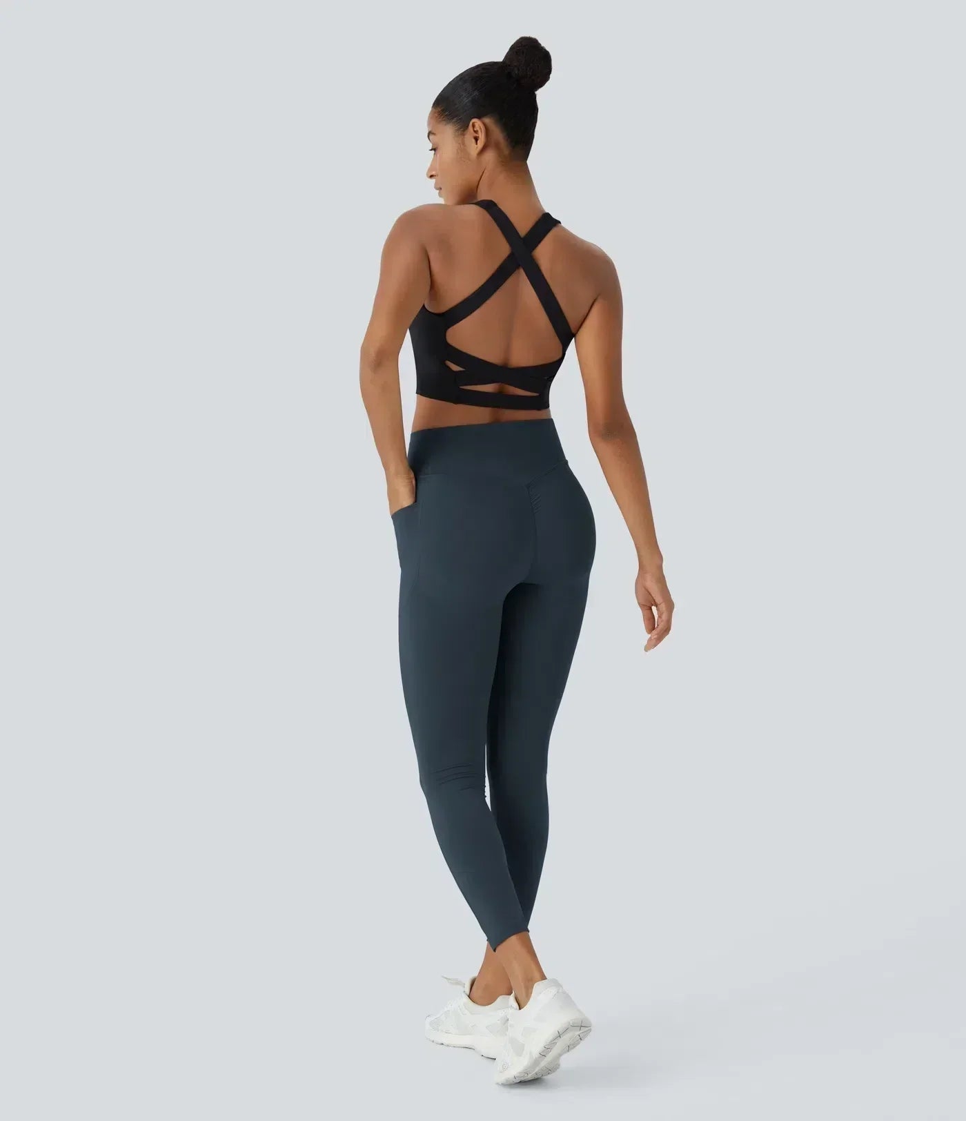 UltraSculpt™ Butt-Lifting Tummy-Control Leggings — High-Waisted Scrunch with Pockets
