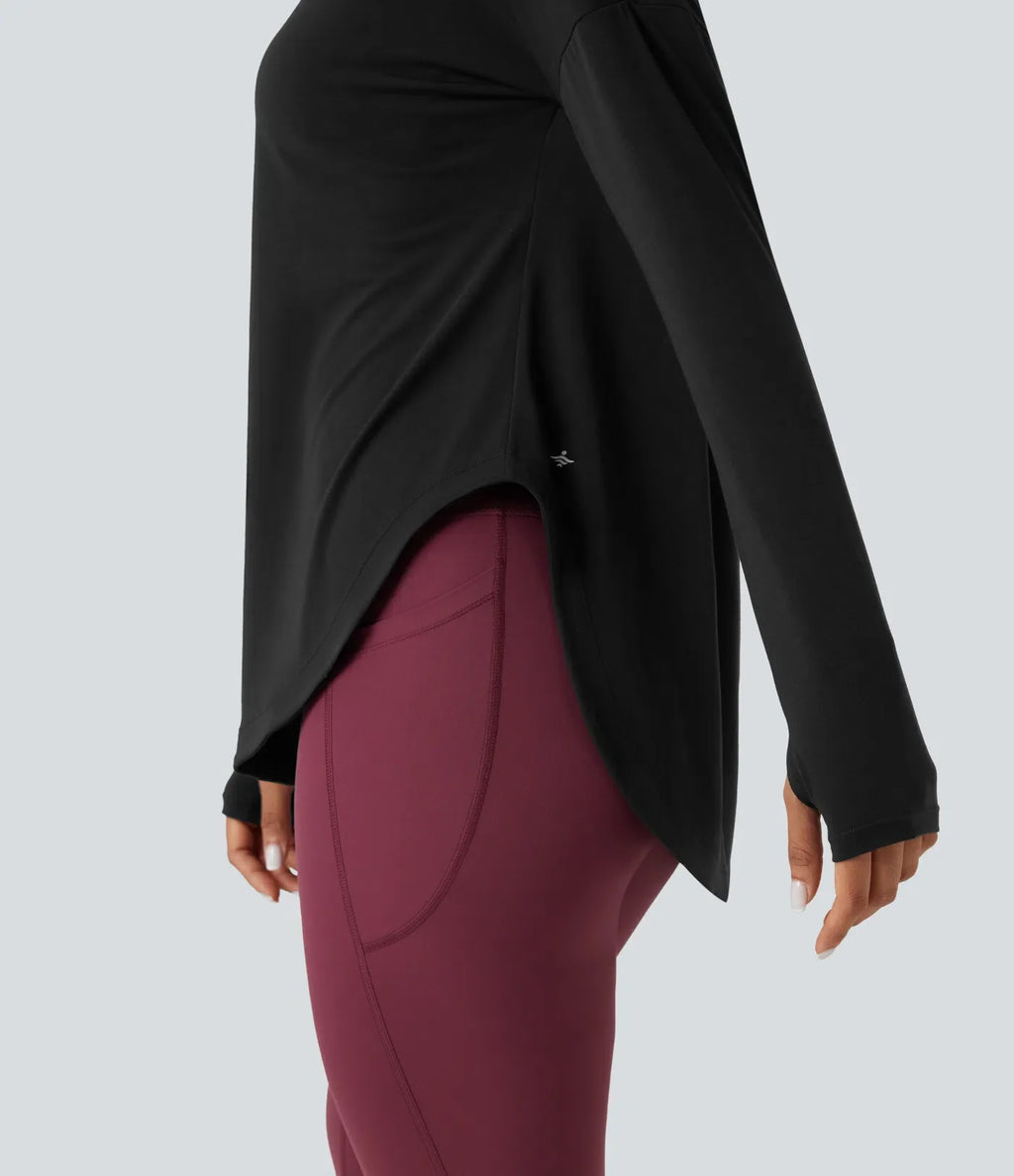 AirFlow™ Off-Shoulder Long Sleeve Active Top