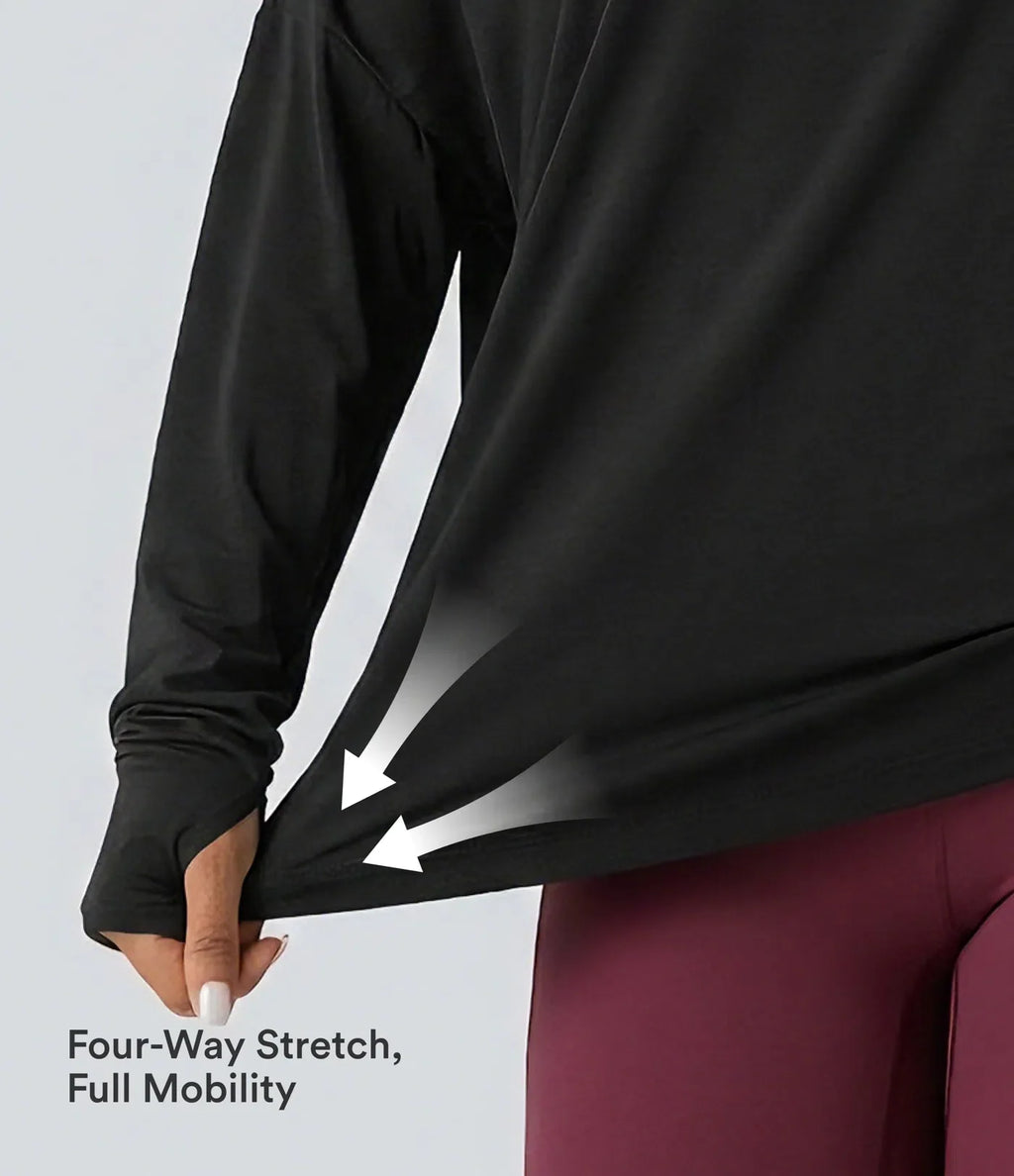 AirFlow™ Off-Shoulder Long Sleeve Active Top