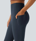 UltraSculpt™ High-Waisted Tummy Control Bootcut Leggings with Pockets