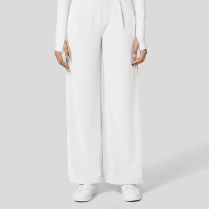 TryHavora Flex High Waisted Plicated Side Pocket Straight Leg Work Pants