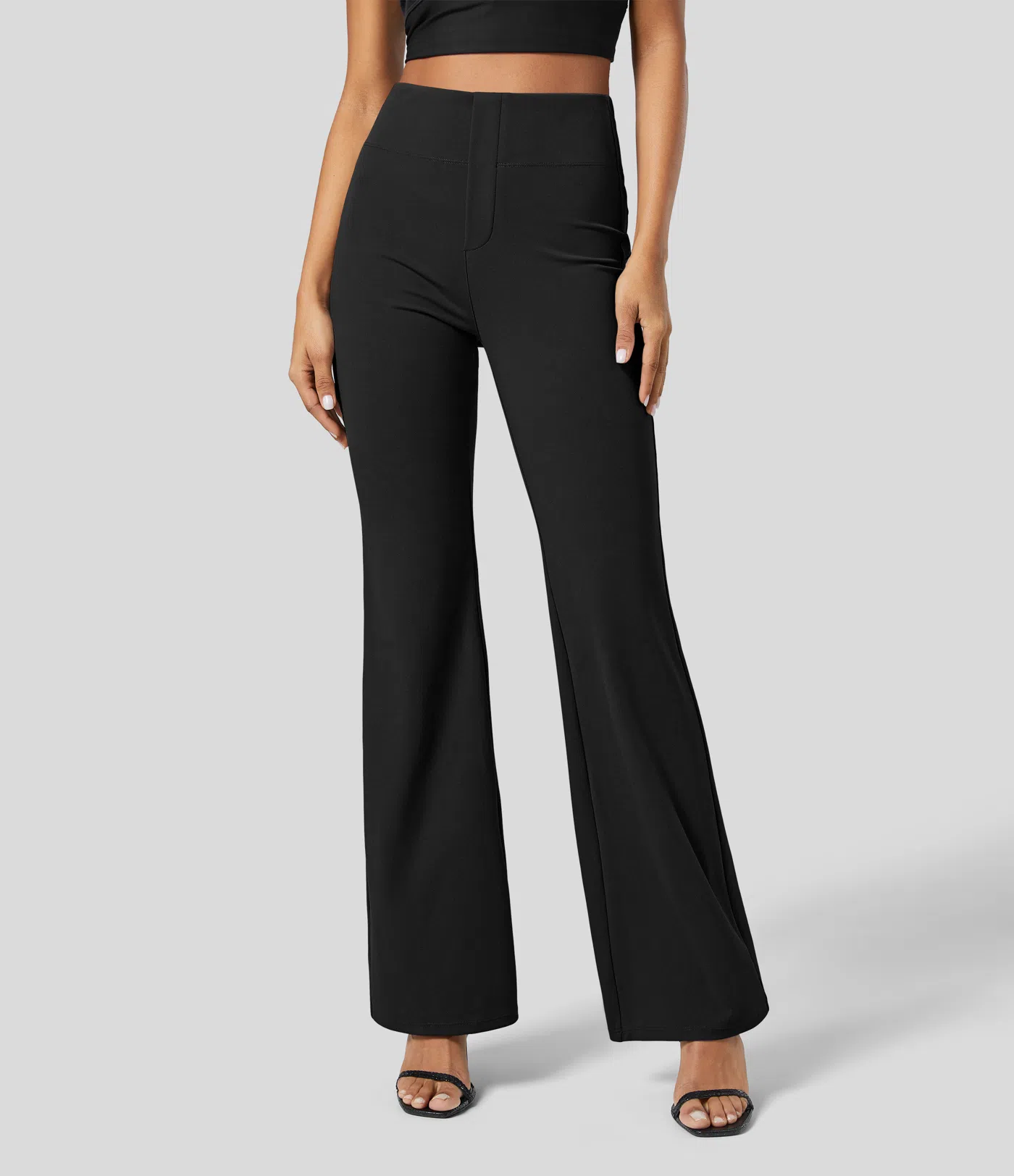 Halara Flex™ SculptKnit High Waisted Back Side Pocket Slight Flare Work Pants