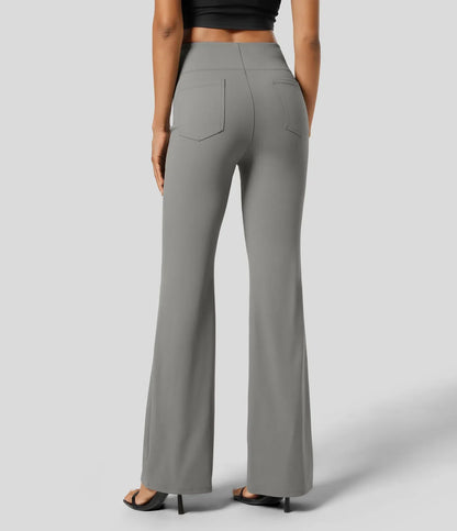 Halara Flex™ SculptKnit High Waisted Back Side Pocket Slight Flare Work Pants